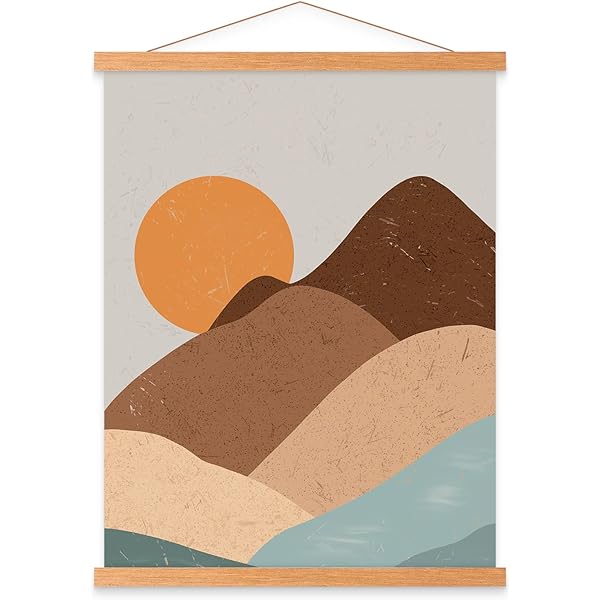 Rama Poza Ywlake B0, Rama Poster, 140 x 100 cm, 140 x 70 cm, 140 x 50 cm, Lemn magnetic, natural, pentru postere, rame magnetice, pentru agatat (140 cm, negru)