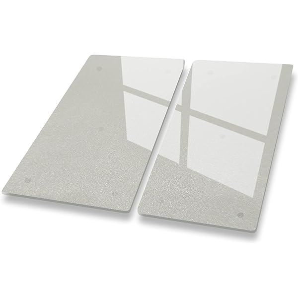 ZELLER PREZENTĂ O VIAȚĂ MAI FRUMOȘĂ. TRAIȚI PRACTIC. 26205 Set capac aragaz/placi de taiere, 2 piese, sticla, aprox., 30x52 cm
