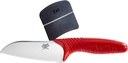 Cuțit de bucătar pentru copii ZWILLING Twinny, 10 cm, cu protecție pentru degete, oțel inoxidabil, formă rotunjită a lamei, design prietenos cu copiii, mâner din plastic, albastru