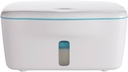 Dispenser Zagg OXO Good Grips pentru șervețele pentru față, mâini și șervețele care se pot spăla, 18/8 Edelstahl, Weiss, 5,88" L x 6,62" L x 3,38" H