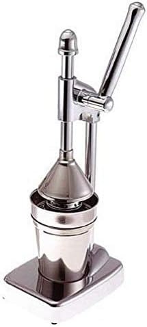 Storcator MasterClass manual din otel inoxidabil, culoare: argintiu, cu sita pentru seminte si pulpa, cu brat de parghie, pentru suc proaspat stors, crom, 18 x 14,5 x 36 cm