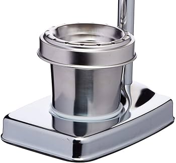 Storcator MasterClass manual din otel inoxidabil, culoare: argintiu, cu sita pentru seminte si pulpa, cu brat de parghie, pentru suc proaspat stors, crom, 18 x 14,5 x 36 cm