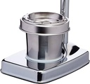 Storcator MasterClass manual din otel inoxidabil, culoare: argintiu, cu sita pentru seminte si pulpa, cu brat de parghie, pentru suc proaspat stors, crom, 18 x 14,5 x 36 cm