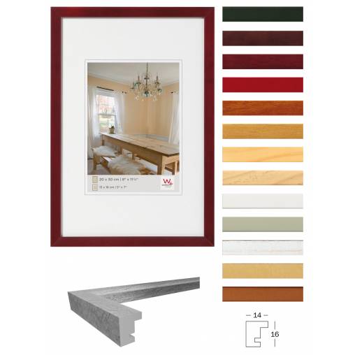 rama poza walther design neagra 24 x 30 cm Rama din lemn Peppers BP430B