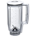 Accesoriu mixer Bosch MUZ5MX1, capacitate 1,25 litri, plastic, amestecare shake-uri sau cocktail-uri, lavabil la masina de spalat vase, potrivit pentru masina de bucatarie seria 4 si seria 2