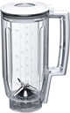 Accesoriu mixer Bosch MUZ5MX1, capacitate 1,25 litri, plastic, amestecare shake-uri sau cocktail-uri, lavabil la masina de spalat vase, potrivit pentru masina de bucatarie seria 4 si seria 2