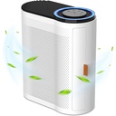 Purificator de aer CONOPU bolnavi de alergie, purificator de aer filtru Hepa H13, filtru de aer cu 3 nivele de filtrare 99,97% performanță de filtrare, purificator de aer de cameră cu aromoterapie, pentru miros de praf, alb, OJH001