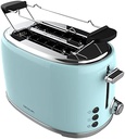 Fierbător electric Cecotec ThermoSense 420 Albastru deschis, 1.8 Litri, 2200 W, Măsurarea temperaturii, Baza 360 de grade, Oțel inoxidabil, Stil Vintage, Albastru, 01482