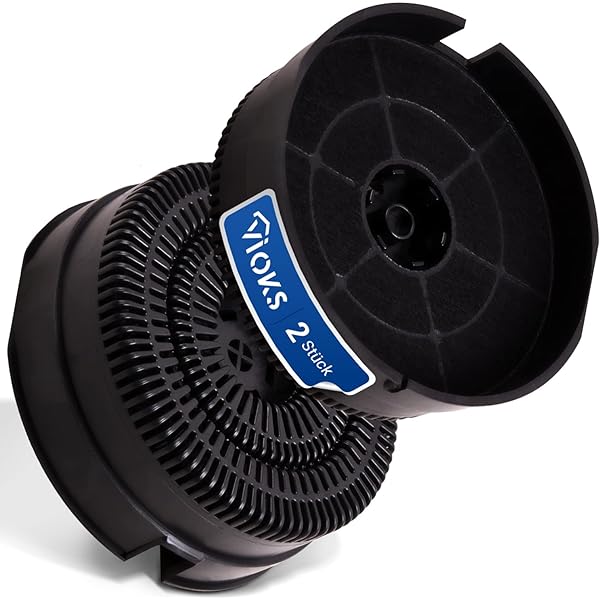 DL-pro 2 x filtru de carbon activ Filtru de carbon pentru Whirlpool 484000008782 Tip 58 Ikea Nyttig FIL 220 CFC0038000 DG81-02468A hota extractiva