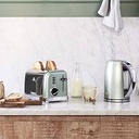 Fierbător Cuisinart CPK17GE, 4 setări de temperatură, 3KW, oțel inoxidabil, capacitate 1.7L, verde fistic deschis