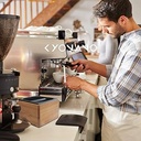 Recipient knock-off De'Longhi DLSC059, pentru portafiltru espresso, cutie de depozitare zat de cafea, accesorii aparat de cafea pentru barista de acasa, container knock-off din otel inoxidabil