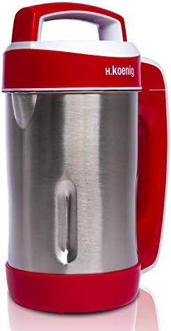 H.Koenig MXC18 aparat de supe / aparat de supe / capacitate 1,1 L / recipient izotermic / 4 programe / temperatura pana la 100°C / / 850 W / rosu