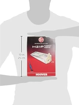 Saci pentru aspirator Hoover H21P, accesorii originale, din hartie, inhiba mirosurile, deosebit de mari, compatibile cu aspiratorul Acenta, 5 bucati