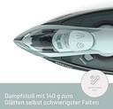 Imetec Perfect Comfort, fier de călcat cu abur, ușor, la îndemână, protecție anticalcar, șoc cu abur 140 g, talpă din oțel inoxidabil, 2200 W, mâner ergonomic, tehnologie de economisire a energiei