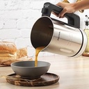 Petra PT5118V2VDEEU10 Mașină sănătoasă pentru supă - ulcior din oțel inoxidabil de 1,6 l, 5 setări, funcție de menținere la cald, mașină pentru smoothie, control digital, protecție la supraplin, 900 W, RAM automată