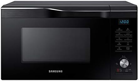 Cuptor cu microunde combinat Samsung MW6000M MC2BM6055CK/EG cu grătar și aer cald / 900 W / 28 L spațiu de gătit (foarte mare) / 51,7 cm lățime / HotBlast / Slim-Fry / Negru