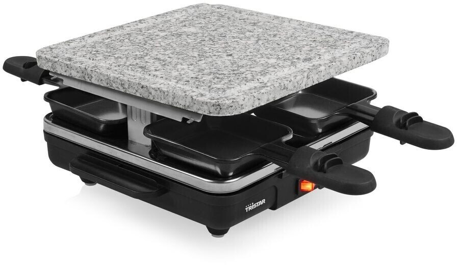 Tristar Raclette RA-2745 - placa gratar din piatra - pentru pana la 4 persoane - suprafata gratar 21 x 21 cm
