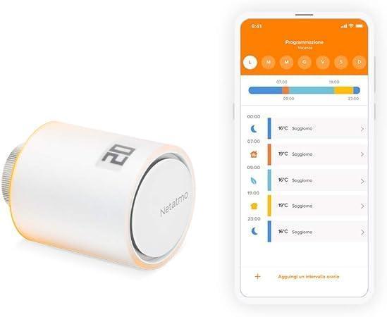 Netatmo WiFi Termovane Modul suplimentar pentru termostatul inteligent și kit de bază pentru încălzire centrală, NAV -IT, multicolor