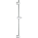 GROHE Sină de duș universală (600 mm, cu suporturi de perete, glisoare și piesă de îmbinare, atașare rapidă, variabilă pentru adaptarea la găurile existente), crom, 27724000