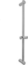 GROHE Sină de duș universală (600 mm, cu suporturi de perete, glisoare și piesă de îmbinare, atașare rapidă, variabilă pentru adaptarea la găurile existente), crom, 27724000