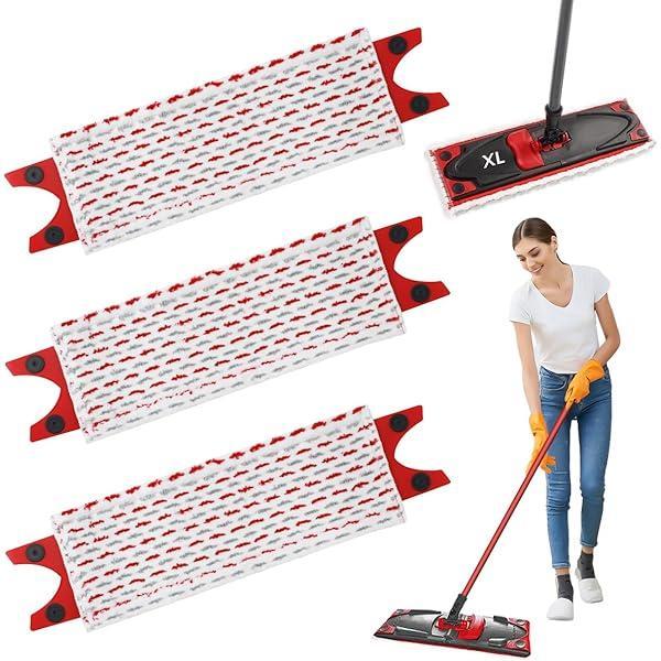 Set Vileda Ultramax Turbo XL, mop de podea XL cu maner telescopic pentru suprafete mari, husa de mop din microfibra, galeata cu spinner, pentru toate podelele dure, Love it Clean, ambalaj ecologic