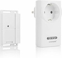 Control fără fir Smartwares a aerului evacuat cu contact magnetic al ferestrei și priză fără fir pentru hota extractoare, Sh5-SET-KHC