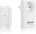 Control fără fir Smartwares a aerului evacuat cu contact magnetic al ferestrei și priză fără fir pentru hota extractoare, Sh5-SET-KHC