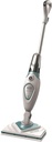 Mop cu abur Black + Decker FSM1616-QS 2 în 1 (1.600 W, pentru curățenie igienă, temeinică, cu picior delta detașabil, ușor de utilizat, inclusiv 2 tampoane), transparent / albastru