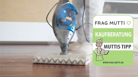 Mop cu abur Black + Decker FSM1616-QS 2 în 1 (1.600 W, pentru curățenie igienă, temeinică, cu picior delta detașabil, ușor de utilizat, inclusiv 2 tampoane), transparent / albastru