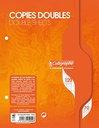 Clairefontaine 4411C Pachet de 5 x 200 de copii Perforate dublu 17 x 22 200 pagini