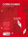 Clairefontaine 4411C Pachet de 5 x 200 de copii Perforate dublu 17 x 22 200 pagini
