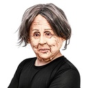 CreepyParty Halloween Costume Party Realistic Cap uman Mască din latex Bătrână Bunica Carnaval Măști