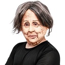 CreepyParty Halloween Costume Party Realistic Cap uman Mască din latex Bătrână Bunica Carnaval Măști