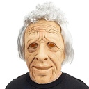 CreepyParty Halloween Costume Party Realistic Cap uman Mască din latex Bătrână Bunica Carnaval Măști