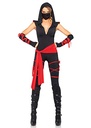 LEG AVENUE 85087 - 5TL. Costum ninja mortal, mărimea L, negru, carnaval pentru femei, mărime: L (40 EUR)