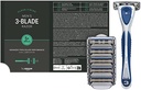 Marca Amazon - Lame triple Solimo pentru aparate de ras pentru bărbați (pachet de 12)