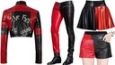 Rochie roșie pentru femei, oficială Rubie’s Harley Quinn, costum de răufăcător Halloween Suicide Squad 2 pentru femei