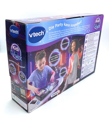 VTech Kidi DJ Mix - Mixer DJ 10-în-1 cu launchpad, jog wheel și multe efecte pentru editarea muzicii - Pentru copii de la 6-12 ani