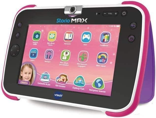 VTech - Tableta Storio Max XL 2. Roz - tableta pentru copii de 7 inchi 1% functie de invatare - versiunea franceza