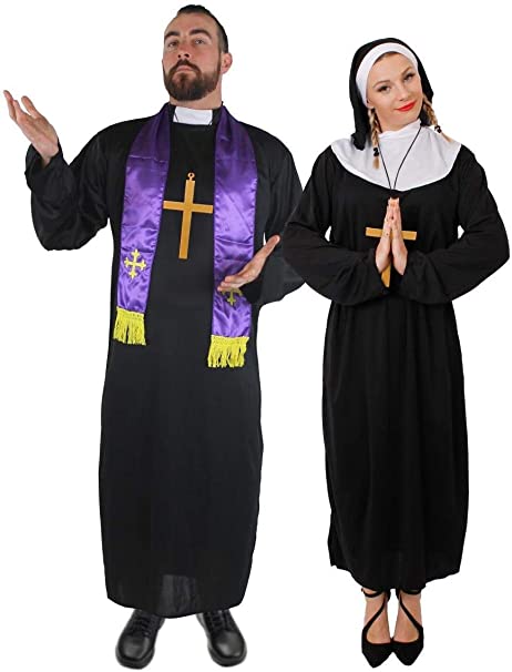 Widmann - Costum de călugăriță Tunica Copilă Mănăstirea Clerului Petrecere tematică Carnaval