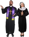 Widmann - Costum de călugăriță Tunica Copilă Mănăstirea Clerului Petrecere tematică Carnaval