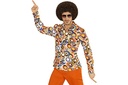 WIDMANN Rochie 70s Groovy Hippie Hits Anii 70 Anii 80 Mini rochie cu maneca trompeta, xl