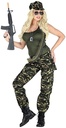 Widmann - Costum de soldat, maiou, pantaloni, șapcă de baseball, carnaval, petrecere tematică