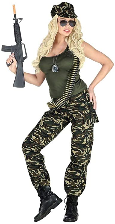 Widmann - Costum de soldat, maiou, pantaloni, șapcă de baseball, carnaval, petrecere tematică