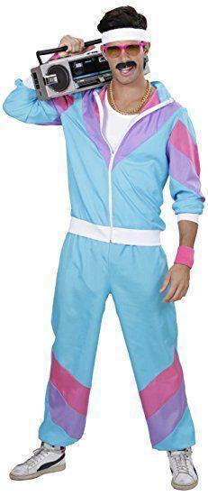 Widmann - costum trening anii 80, jacheta si pantaloni, costum asistent, costum chav, stil retro, petrecere de prost gust, anii 80, carnaval