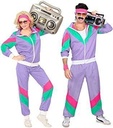 Widmann - costum trening anii 80, jacheta si pantaloni, costum asistent, costum chav, stil retro, petrecere de prost gust, anii 80, carnaval