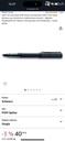 Stilo tactil LAMY AL-star negru EMR cu ecran tactil în negru, din aluminiu, anodizat negru mat - stilou de intrare digitală pentru tablete, smartphone-uri și notebook-uri - vârf rotund
