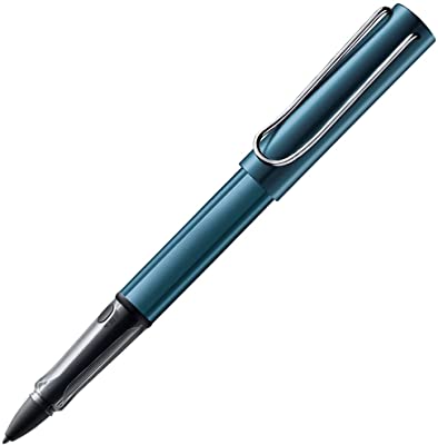 Stilo tactil LAMY AL-star negru EMR cu ecran tactil în negru, din aluminiu, anodizat negru mat - stilou de intrare digitală pentru tablete, smartphone-uri și notebook-uri - vârf rotund
