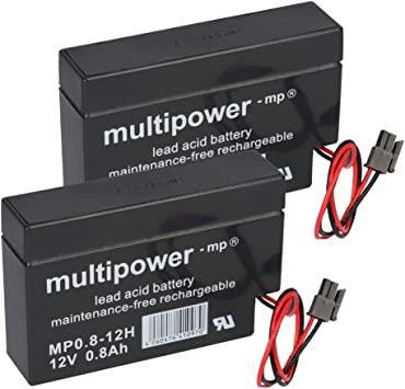 Q-Bateries 12LS-0.8 12V 0.8 Ah baterie AGM cu plumb fleece pentru obloane de casă și casă