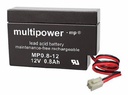 Q-Bateries 12LS-0.8 12V 0.8 Ah baterie AGM cu plumb fleece pentru obloane de casă și casă